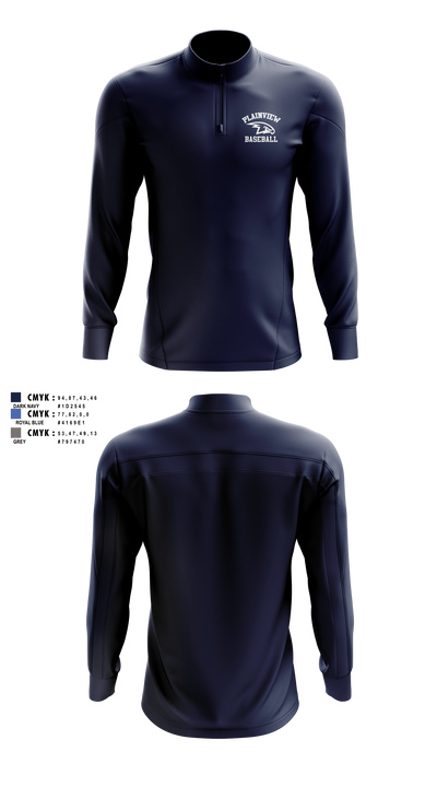 Plainview Little League 37284213 Quarter Zip Jacket - 3 (1)