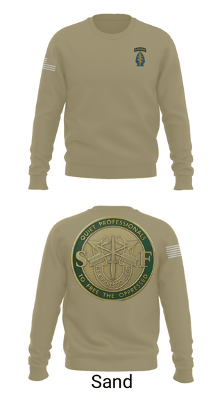 Crew Neck Sweatshirt, Echo 20th SFG, National Guard, Teamtime, Team time, sublimation, custom sports apparel, team uniforms, spirit wear, spiritwear, sports uniforms, custom shirts, team store, custom team store, fundraiser sports, apparel fundraiser