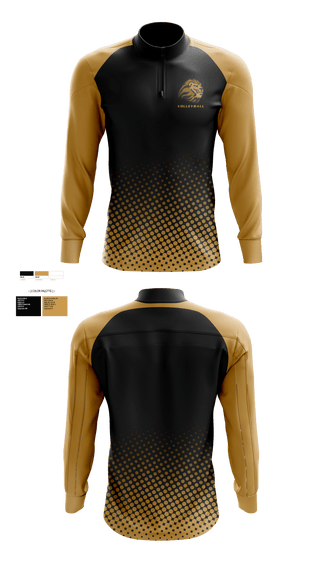 Quarter Zip Jacket, Kelton STEAM Academy Volleyball, Women's Volleyball, Teamtime, Team time, sublimation, custom sports apparel, team uniforms, spirit wear, spiritwear, sports uniforms, custom shirts, team store, custom team store, fundraiser sports, apparel fundraiser