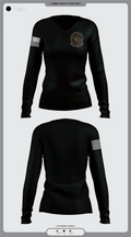 332 ECS SCOS 86475231 Women's Long Sleeve V-neck Shirt - 2