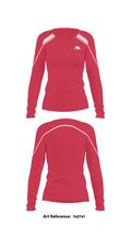 Holmes Community College Softball 62235398 Women's Long Sleeve V-neck Shirt - 40