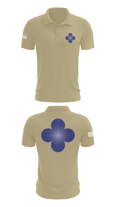 338th Army Band 31554965 Short Sleeve Performance Polo - 87