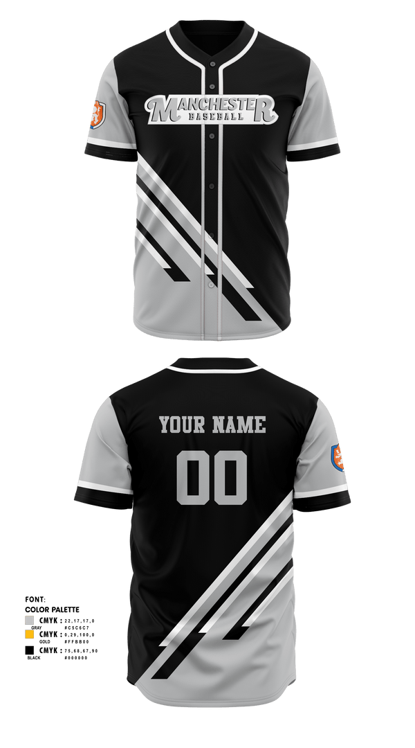Full Button Baseball Jersey, Lions, Spirit Store, Teamtime, Team time, sublimation, custom sports apparel, team uniforms, spirit wear, spiritwear, sports uniforms, custom shirts, team store, custom team store, fundraiser sports, apparel fundraiser