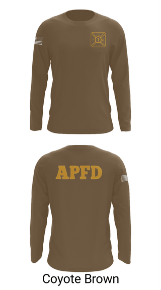 Long Sleeve Performance Shirt, APSLFD, Fire Department, Teamtime, Team time, sublimation, custom sports apparel, team uniforms, spirit wear, spiritwear, sports uniforms, custom shirts, team store, custom team store, fundraiser sports, apparel fundraiser