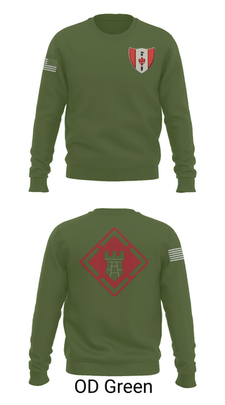 Crew Neck Sweatshirt, 46th Engineer Battalion, Army, Teamtime, Team time, sublimation, custom sports apparel, team uniforms, spirit wear, spiritwear, sports uniforms, custom shirts, team store, custom team store, fundraiser sports, apparel fundraiser