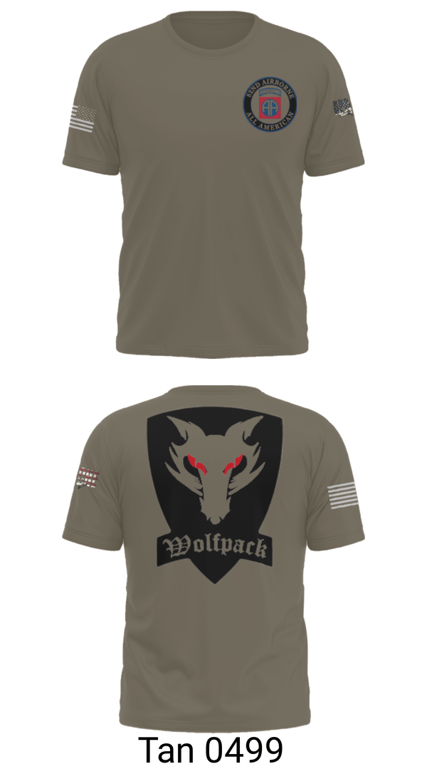 Old School Cotton Feel Shirt, 1-82nd CAB, Army, Teamtime, Team time, sublimation, custom sports apparel, team uniforms, spirit wear, spiritwear, sports uniforms, custom shirts, team store, custom team store, fundraiser sports, apparel fundraiser