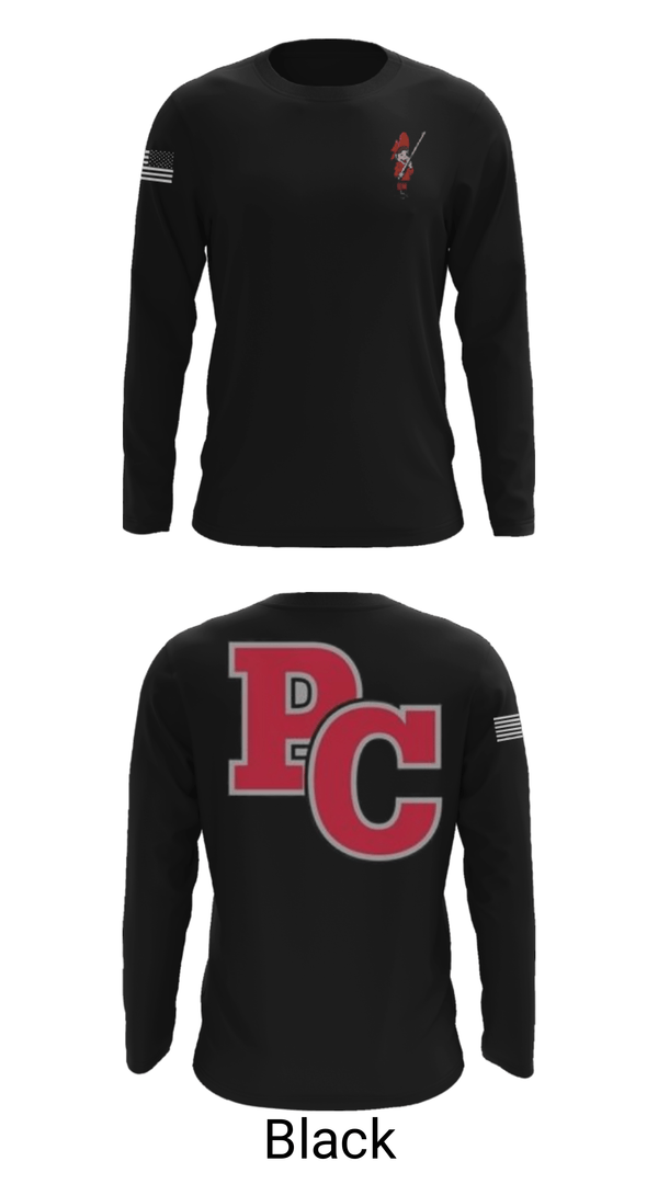 Long Sleeve Performance Shirt, Perkins County Junior High School Football, Football, Teamtime, Team time, sublimation, custom sports apparel, team uniforms, spirit wear, spiritwear, sports uniforms, custom shirts, team store, custom team store, fundraiser sports, apparel fundraiser