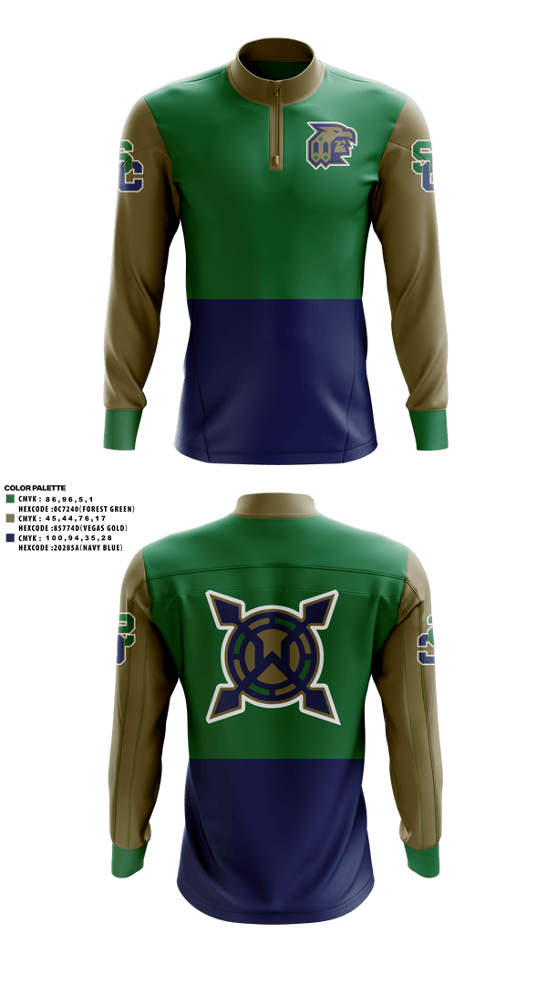 Quarter Zip Jacket, Snow Canyon High School Band, Spirit Store, Teamtime, Team time, sublimation, custom sports apparel, team uniforms, spirit wear, spiritwear, sports uniforms, custom shirts, team store, custom team store, fundraiser sports, apparel fundraiser