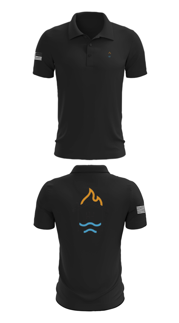Short Sleeve Performance Polo, Home Rescue Pro, , Teamtime, Team time, sublimation, custom sports apparel, team uniforms, spirit wear, spiritwear, sports uniforms, custom shirts, team store, custom team store, fundraiser sports, apparel fundraiser
