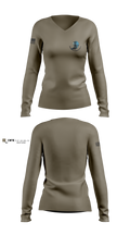undefined Women's Long Sleeve V-neck Shirt - 2
