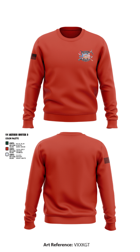 Crew Neck Sweatshirt, 73, Fire Department, Teamtime, Team time, sublimation, custom sports apparel, team uniforms, spirit wear, spiritwear, sports uniforms, custom shirts, team store, custom team store, fundraiser sports, apparel fundraiser
