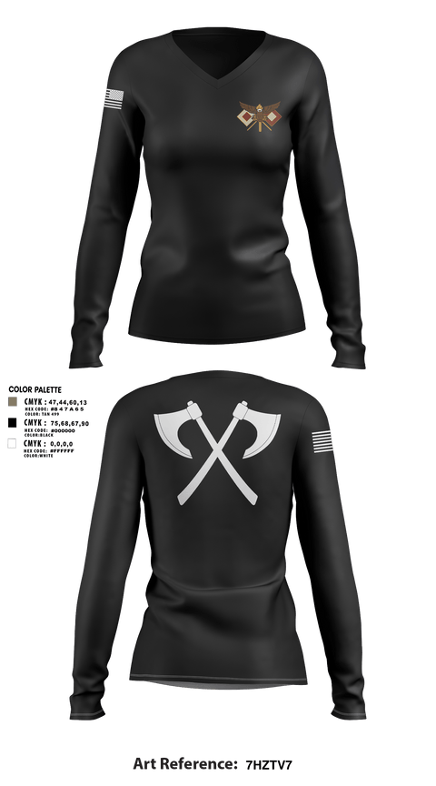 Womens Long Sleeve Vneck Shirt 1, Mortars, , Teamtime, Team time, sublimation, custom sports apparel, team uniforms, spirit wear, spiritwear, sports uniforms, custom shirts, team store, custom team store, fundraiser sports, apparel fundraiser