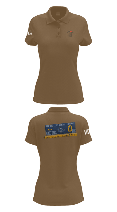 323 chem maint 12311738 Women's Short Sleeve Performance Polo  - 15