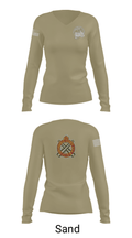 978th MP Comapny 22657542 Women's Long Sleeve V-neck Shirt - 97