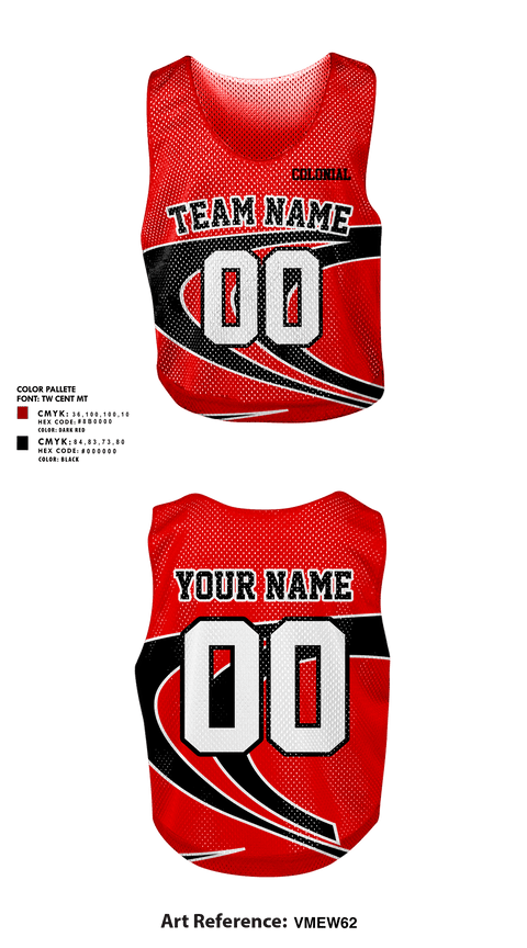 Mens Lacrosse Pinnie, Colonial, Men's Lacrosse, Teamtime, Team time, sublimation, custom sports apparel, team uniforms, spirit wear, spiritwear, sports uniforms, custom shirts, team store, custom team store, fundraiser sports, apparel fundraiser
