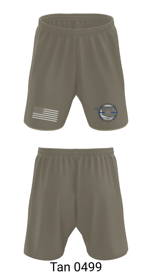 Athletic Shorts With Pockets, Salina Police Department, Police, Teamtime, Team time, sublimation, custom sports apparel, team uniforms, spirit wear, spiritwear, sports uniforms, custom shirts, team store, custom team store, fundraiser sports, apparel fundraiser