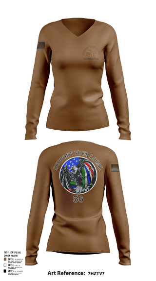 Womens Long Sleeve Vneck Shirt, Eternal few le/ff mc, , Teamtime, Team time, sublimation, custom sports apparel, team uniforms, spirit wear, spiritwear, sports uniforms, custom shirts, team store, custom team store, fundraiser sports, apparel fundraiser
