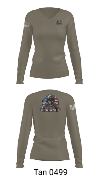 Womens Long Sleeve Vneck Shirt, Marina Police Department, Police, Teamtime, Team time, sublimation, custom sports apparel, team uniforms, spirit wear, spiritwear, sports uniforms, custom shirts, team store, custom team store, fundraiser sports, apparel fundraiser