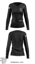 2-70 Armor 83636525 Women's Long Sleeve V-neck Shirt - 107