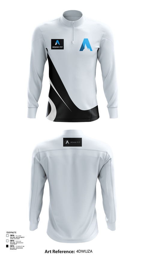 Quarter Zip Jacket, Roam FIT, , Teamtime, Team time, sublimation, custom sports apparel, team uniforms, spirit wear, spiritwear, sports uniforms, custom shirts, team store, custom team store, fundraiser sports, apparel fundraiser