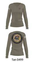 7th CST 5552337 Women's Long Sleeve V-neck Shirt -1 77