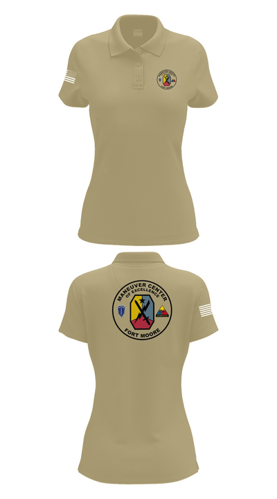 Fort moore 23614259 Women's Short Sleeve Performance Polo  - 95