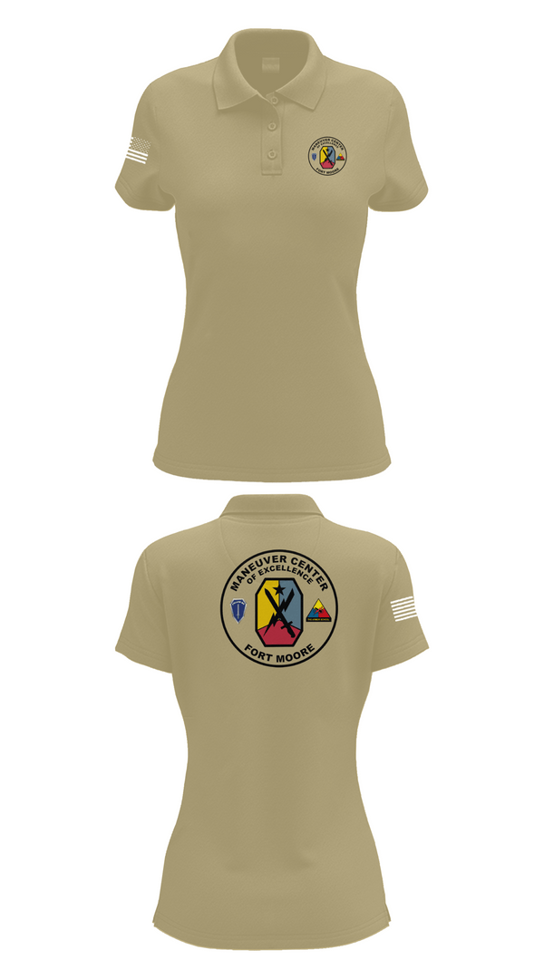 Womens Short Sleeve Performance Polo, Fort moore, , Teamtime, Team time, sublimation, custom sports apparel, team uniforms, spirit wear, spiritwear, sports uniforms, custom shirts, team store, custom team store, fundraiser sports, apparel fundraiser