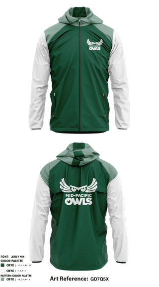 Windbreaker, Mid-Pacific Institute High School Soccer, Men's Soccer, Teamtime, Team time, sublimation, custom sports apparel, team uniforms, spirit wear, spiritwear, sports uniforms, custom shirts, team store, custom team store, fundraiser sports, apparel fundraiser
