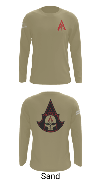 A Co. 1-3 AB 9856173 Long Sleeve Performance Shirt - 86