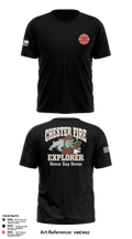 Chester fire explorers 87752590 Short Sleeve Performance Shirt - 3