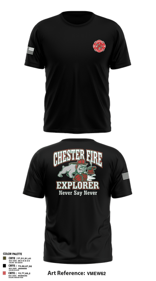 Short Sleeve Performance Shirt, Chester fire explorers, Fire Department, Teamtime, Team time, sublimation, custom sports apparel, team uniforms, spirit wear, spiritwear, sports uniforms, custom shirts, team store, custom team store, fundraiser sports, apparel fundraiser
