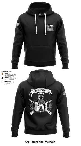 Hoodie, 95TH EN, Army, Teamtime, Team time, sublimation, custom sports apparel, team uniforms, spirit wear, spiritwear, sports uniforms, custom shirts, team store, custom team store, fundraiser sports, apparel fundraiser