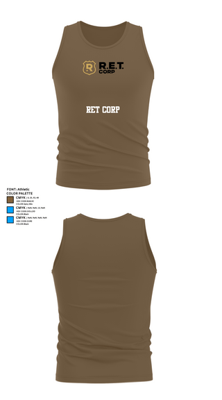 Tank Top, RET CORP, Police, Teamtime, Team time, sublimation, custom sports apparel, team uniforms, spirit wear, spiritwear, sports uniforms, custom shirts, team store, custom team store, fundraiser sports, apparel fundraiser