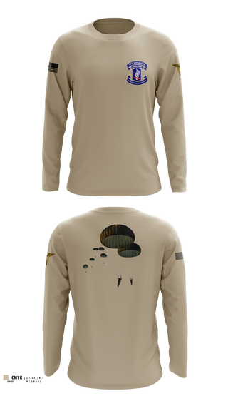 Long Sleeve Performance Shirt, 173rd airborne brigade, , Teamtime, Team time, sublimation, custom sports apparel, team uniforms, spirit wear, spiritwear, sports uniforms, custom shirts, team store, custom team store, fundraiser sports, apparel fundraiser