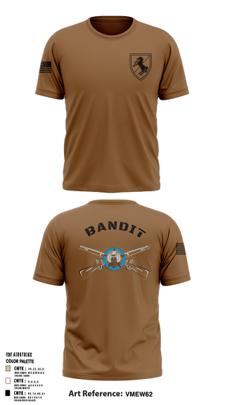 Old School Cotton Feel Shirt, Bandit TroopBandit Troop 2.0, Army, Teamtime, Team time, sublimation, custom sports apparel, team uniforms, spirit wear, spiritwear, sports uniforms, custom shirts, team store, custom team store, fundraiser sports, apparel fundraiser