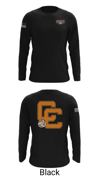Clarke County High School Volleyball 53298744 Long Sleeve Performance Shirt - 26
