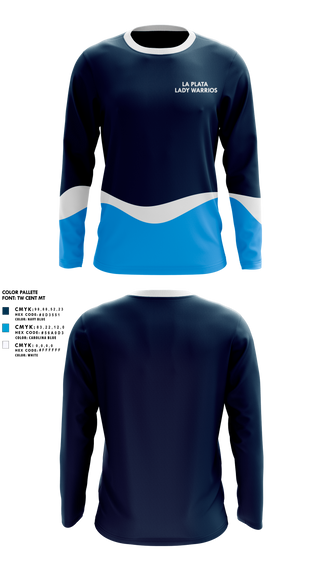 Long Sleeve Performance Shirt, La Plata High School Lady Warriors, Spirit Store, Teamtime, Team time, sublimation, custom sports apparel, team uniforms, spirit wear, spiritwear, sports uniforms, custom shirts, team store, custom team store, fundraiser sports, apparel fundraiser