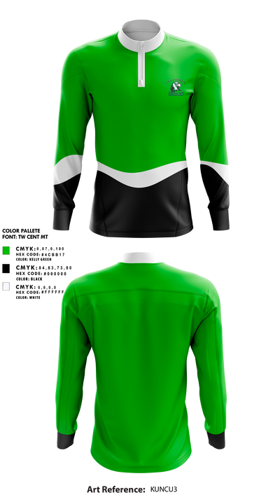 Invermay School 5699613 Quarter Zip Jacket - 1
