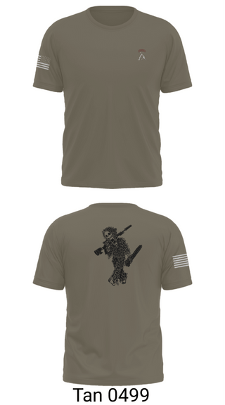 Old School Cotton Feel Shirt, 2-5 CAV Snipers, Army, Teamtime, Team time, sublimation, custom sports apparel, team uniforms, spirit wear, spiritwear, sports uniforms, custom shirts, team store, custom team store, fundraiser sports, apparel fundraiser