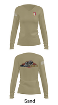 Charlie Battery, 1st Battalion 1st Air Defense Artillery Regiment 30470719 Women's Long Sleeve V-neck Shirt - 97