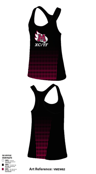 Womens Track Singlet, Meredith College Avenging Angels, Track & Field, Teamtime, Team time, sublimation, custom sports apparel, team uniforms, spirit wear, spiritwear, sports uniforms, custom shirts, team store, custom team store, fundraiser sports, apparel fundraiser