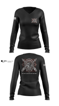 Comanche Squad 45809348 Women's Long Sleeve V-neck Shirt - 1