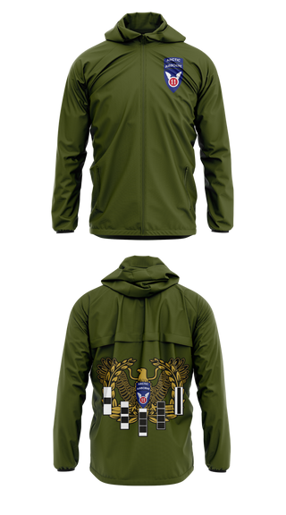 Windbreaker, 11th ABN DIV WO, , Teamtime, Team time, sublimation, custom sports apparel, team uniforms, spirit wear, spiritwear, sports uniforms, custom shirts, team store, custom team store, fundraiser sports, apparel fundraiser