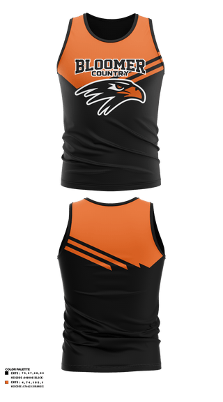 Tank Top, Bloomer High School Cross Country, Cross Country, Teamtime, Team time, sublimation, custom sports apparel, team uniforms, spirit wear, spiritwear, sports uniforms, custom shirts, team store, custom team store, fundraiser sports, apparel fundraiser