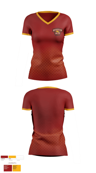 Womens Short Sleeve Vneck Shirt, Northeastern High School Soccer, Women's Soccer, Teamtime, Team time, sublimation, custom sports apparel, team uniforms, spirit wear, spiritwear, sports uniforms, custom shirts, team store, custom team store, fundraiser sports, apparel fundraiser