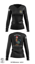 Bravo Bulldogs Women's Long Sleeve V-neck Shirt - 2