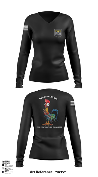 Womens Long Sleeve Vneck Shirt, , Army, Teamtime, Team time, sublimation, custom sports apparel, team uniforms, spirit wear, spiritwear, sports uniforms, custom shirts, team store, custom team store, fundraiser sports, apparel fundraiser