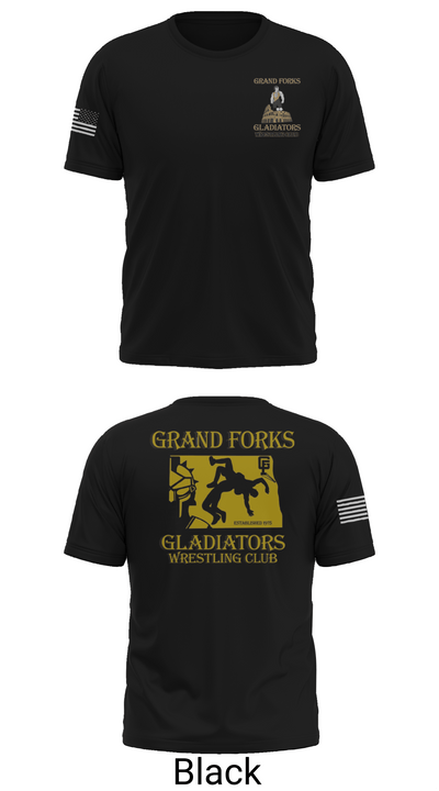 Gladiators Wrestling Club 89739308 Short Sleeve Performance Shirt - 30