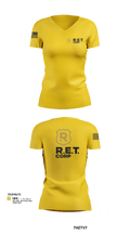 RET CORP 33326250 Women's Short Sleeve V-neck Shirt - 122