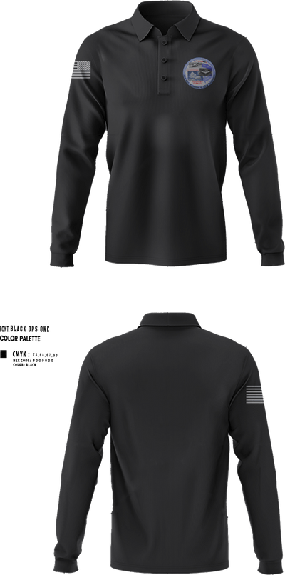 POLARS 40984868 Long Sleeve Performance Polo - 100